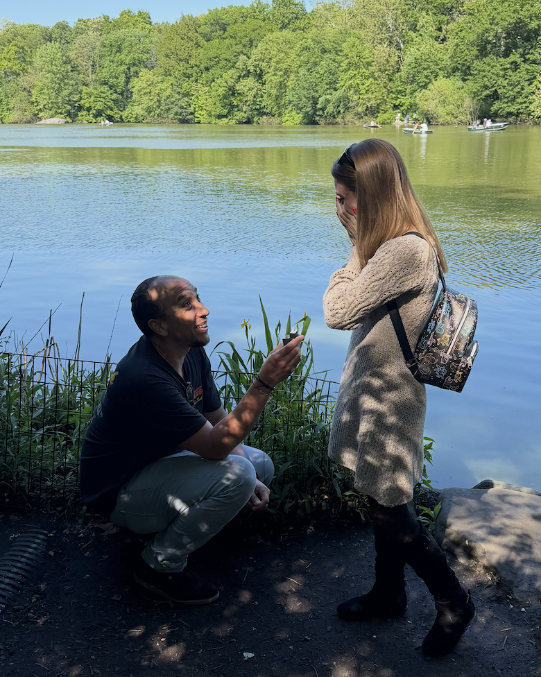 Temontre proposing to Breanna in 2026